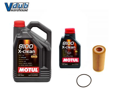 Motul 8100 X-clean Oil Service Package. Jetta 6 1.8t (EA888) 